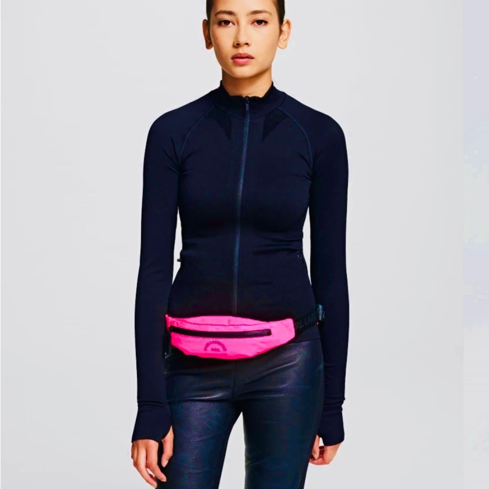 KARL LAGERFELD
Rue St Guillaume Small Fanny Bag Belt Bag NEON PINK - Picture 2 of 13